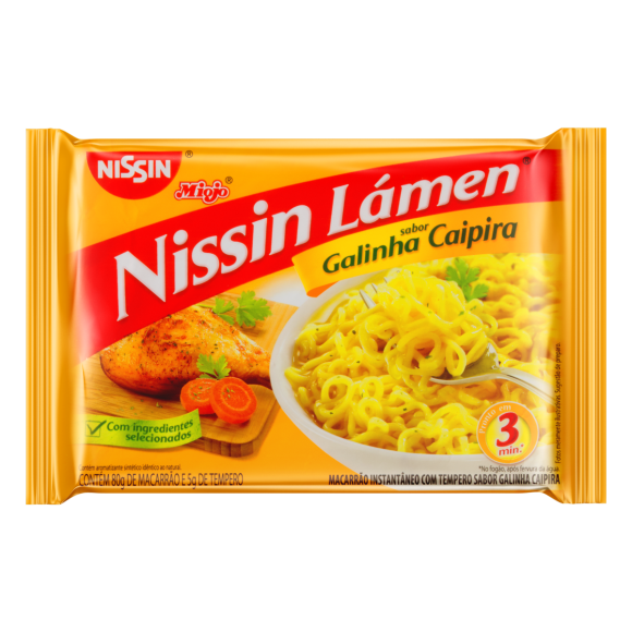 NISSIN MIOJO GALINHA CAIPIRA 80G