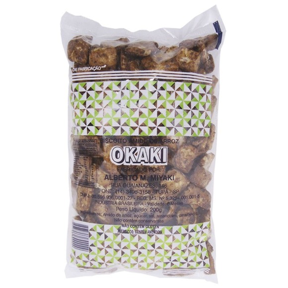 OKAKI BISCOITO AMIDO DE ARROZ 200G