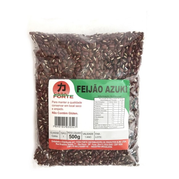 FEIJAO AZUKI CASA FORTE 500G