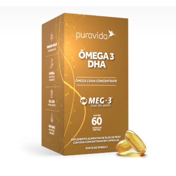 PURAVIDA OMEGA3 DHA 60 CAPSULAS