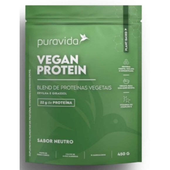 PURAVIDA VEGAN PROTEIN WHEY PROTEIN 450G