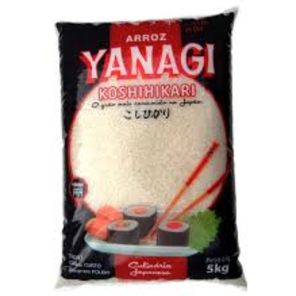 ARROZ YANAGI GRÃO CURTO KOSHIHIKARI 5KG