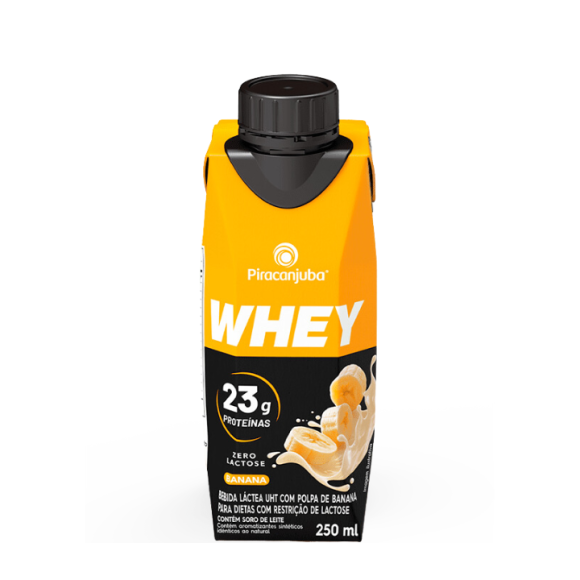 PIRACANJUBA WHEY 23G BANANA 250ML