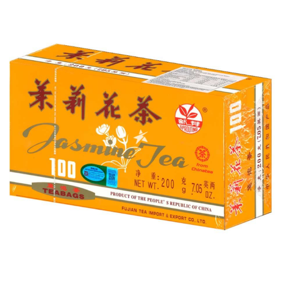 Chá De Flor Jasmin Jasmine Tea Fujian - 100 Sachês 2g 200g