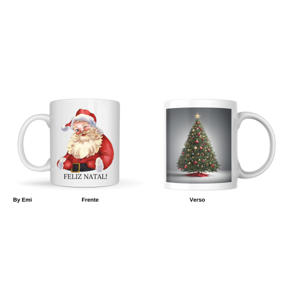 EMI CANECA DE PORCELANA PAPAI NOEL (FM)