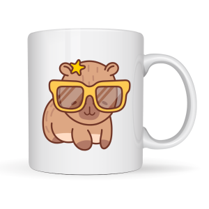 EMI CANECA DE PORCELANA CAPIVARA ESTRELA CD 325 ML
