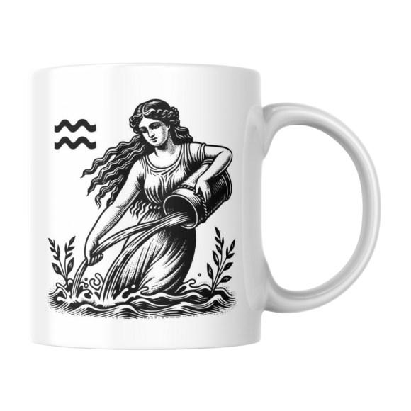 EMI CANECA DE PORCELANA COLEÇÃO DE SIGNOS (AQUARIO) CD