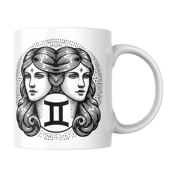 EMI CANECA DE PORCELANA COLEÇÃO DE SIGNOS (GEMEOS) CD