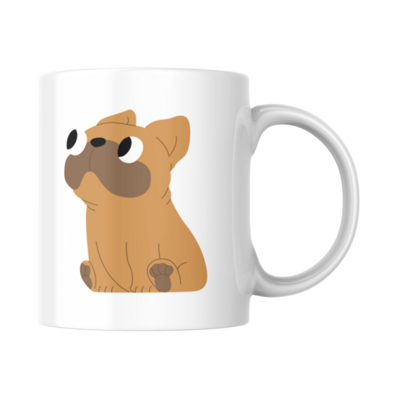 EMI CANECA DE PORCELANA CACHORRO CURIOSO