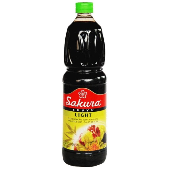 MOLHO DE SOJA SHOYU SAKURA LIGHT 1000ML.