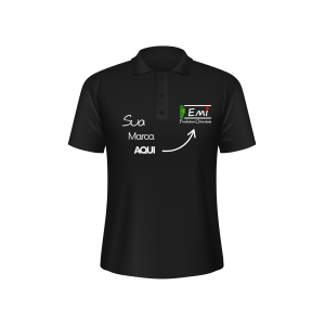 CAMISA POLO PERSONALIZADO COM LOGO 10X10 UNISEX