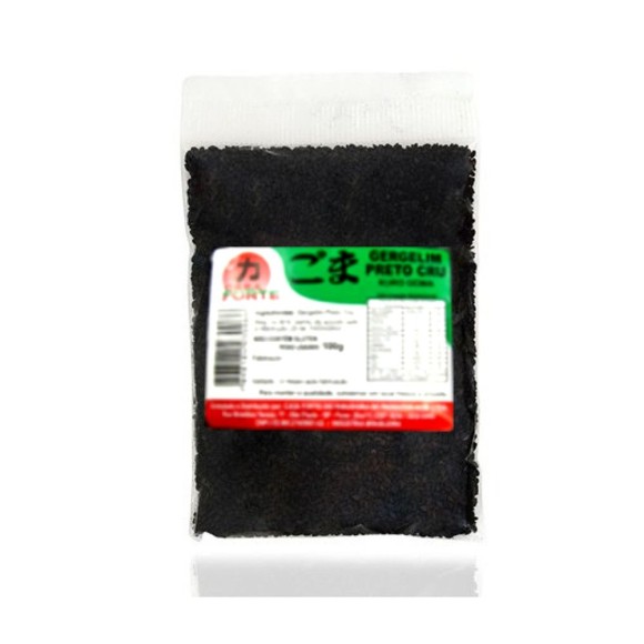 GERGELIM PRETO CRU CASA FORTE, 100G