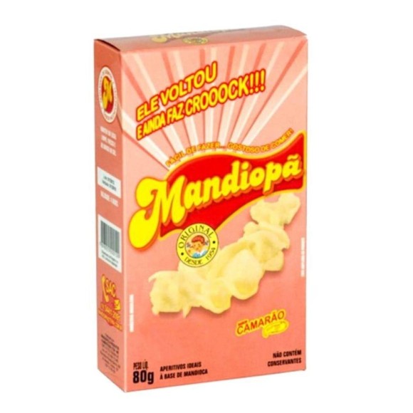 MANDIOPÃ SABOR CAMARÃO 80G