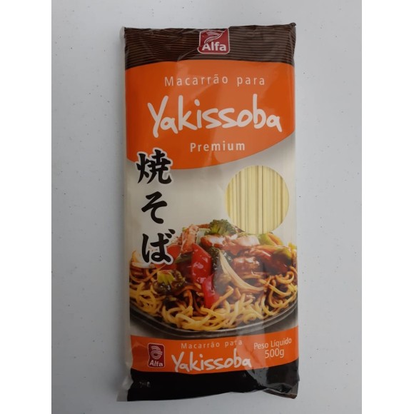 MACARRÃO PARA YAKISSOBA ALFA, 500G