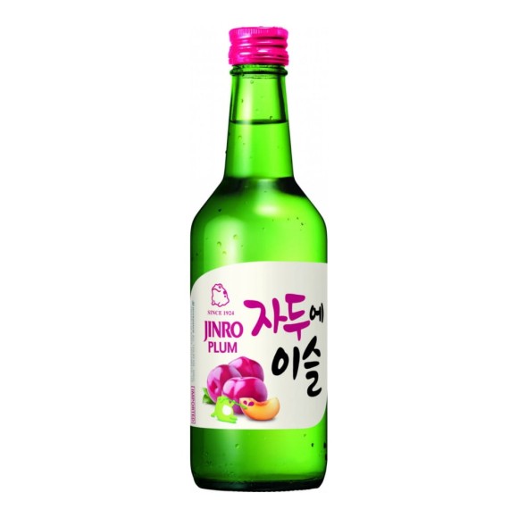 SOJU IMPORTADO AROMA DE AMEIXA JINRO PLUM - 360ML