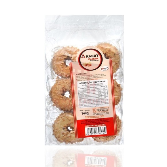 KANDY COOKIES AMENDOIM 140G