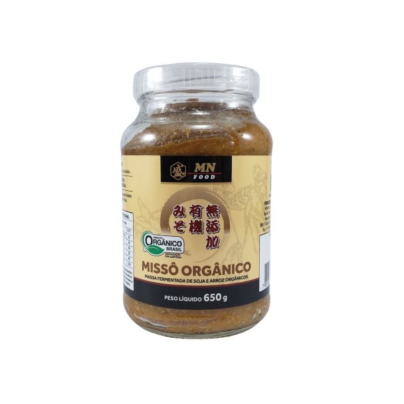 MISSO ORGANICO MN FOOD POTE DE VIDRO 650G