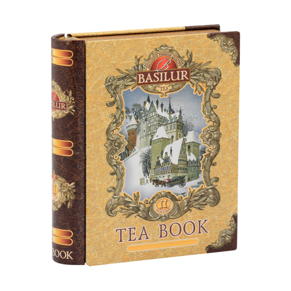  BASILUR TEA MINI BOOK 5 SACHÊS - CHÁ BASILUR LIVRO MINIATURA 10G